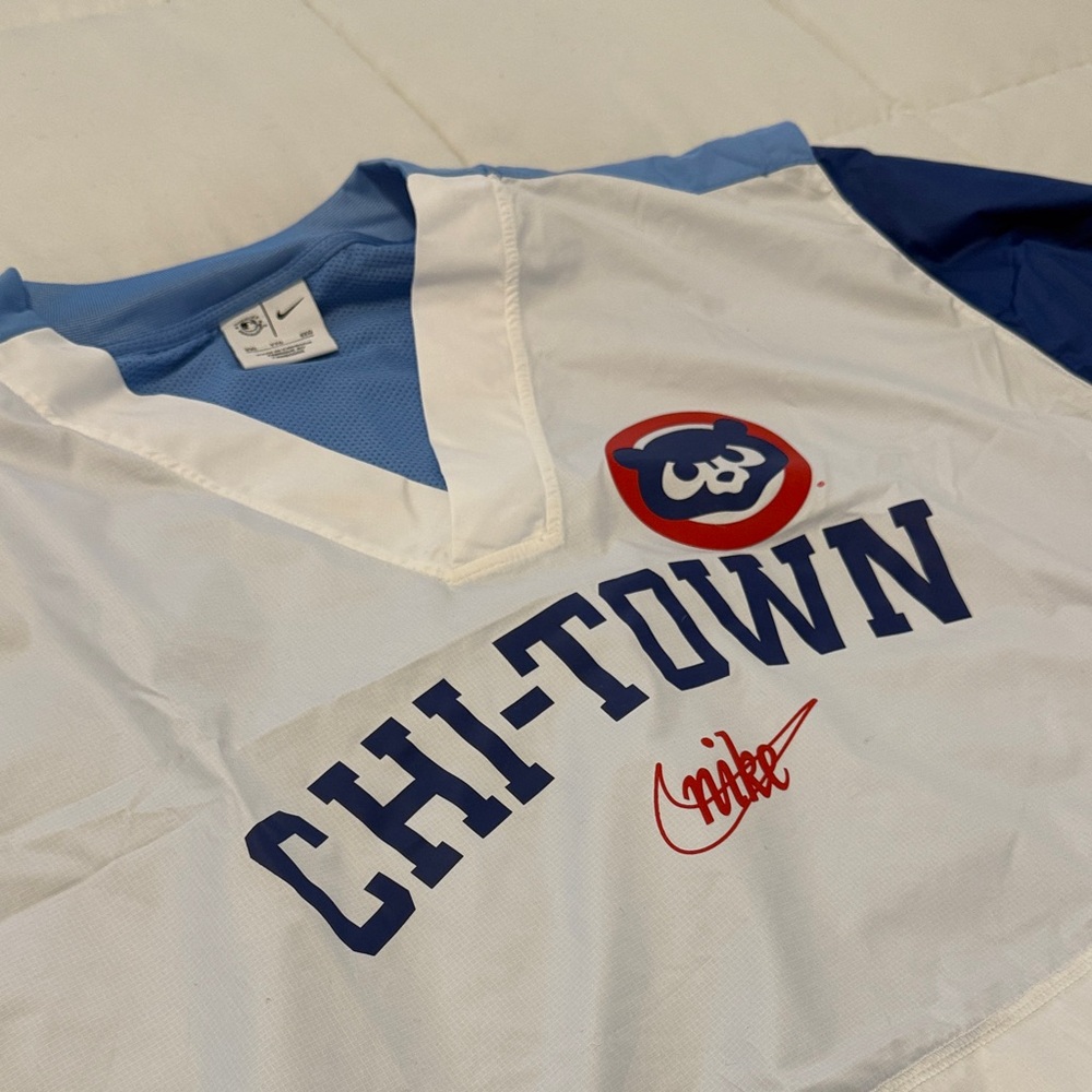 Nike Chicago Cubs City Connect "Chi-Town" MLB Pullover - Mens XXL - Picture 2 of 6